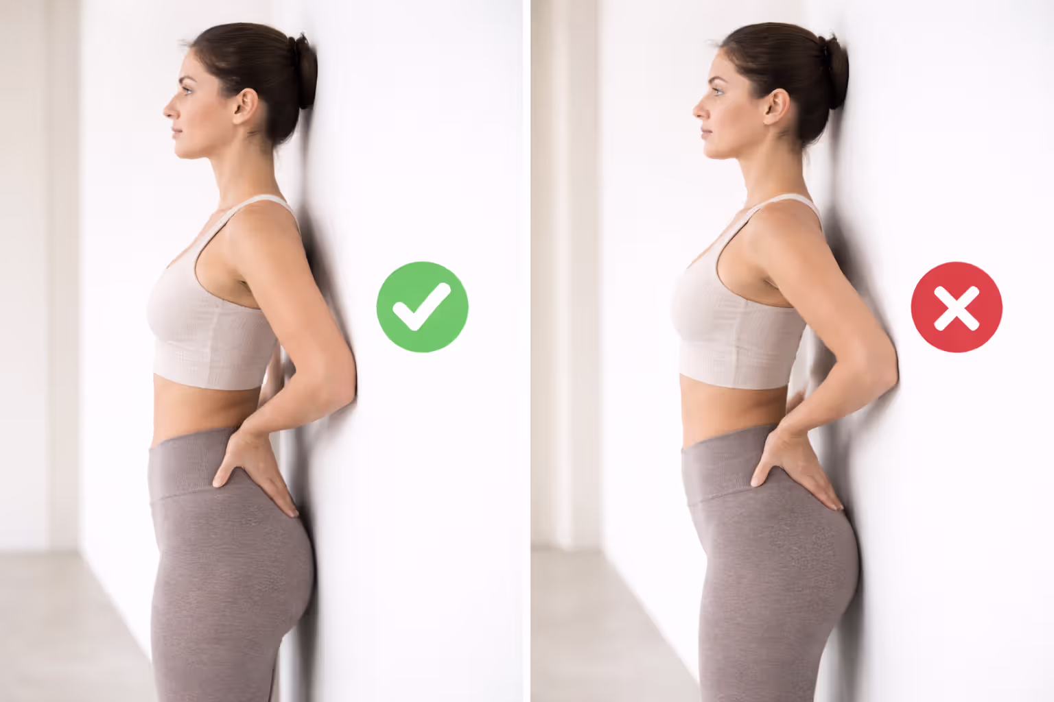 Wall test — simple at-home way to track pelvic tilt progress